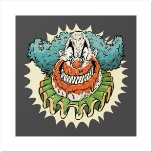 Scary Clown Posters and Art